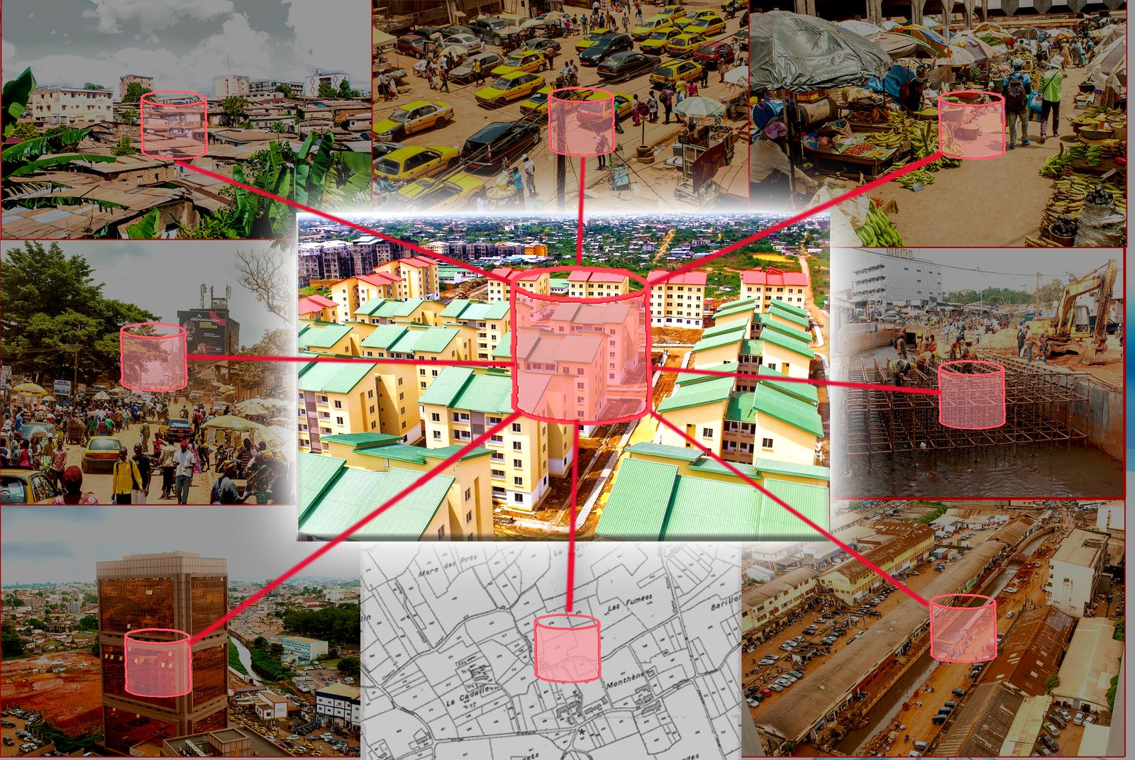 Développement et aménagement urbains au Cameroun: de l'urbanisation au sens propre à l'urbanisation des systèmes d'information (tome 2 )